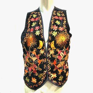Ruth Y Nohemi Guatemala Indigenous Native Craft Embroidered Vest